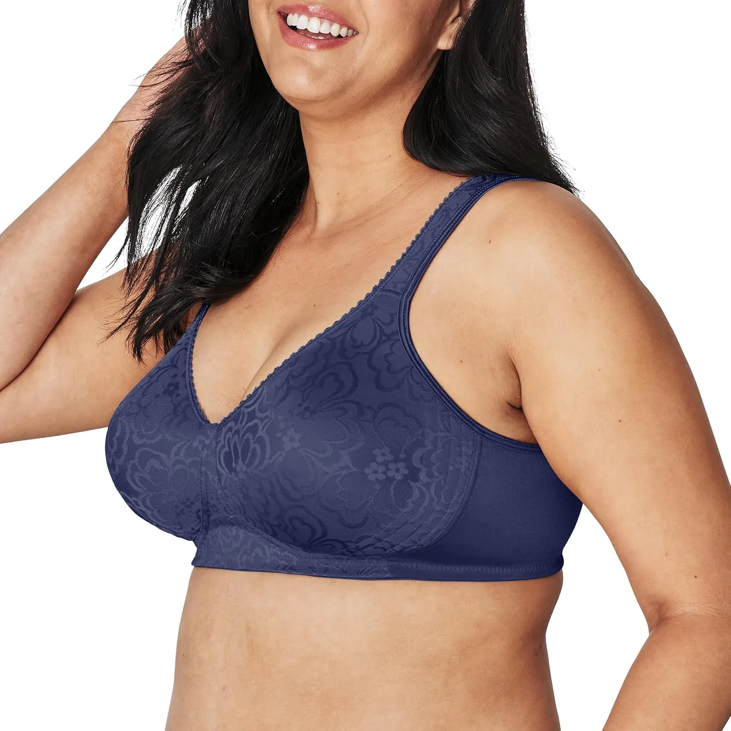 Playtex Women's Wireless Bra, 18 Hour Plus-Size Bras Available, Ultimate Lift, Moisture-Wicking, Single or 2-Pack