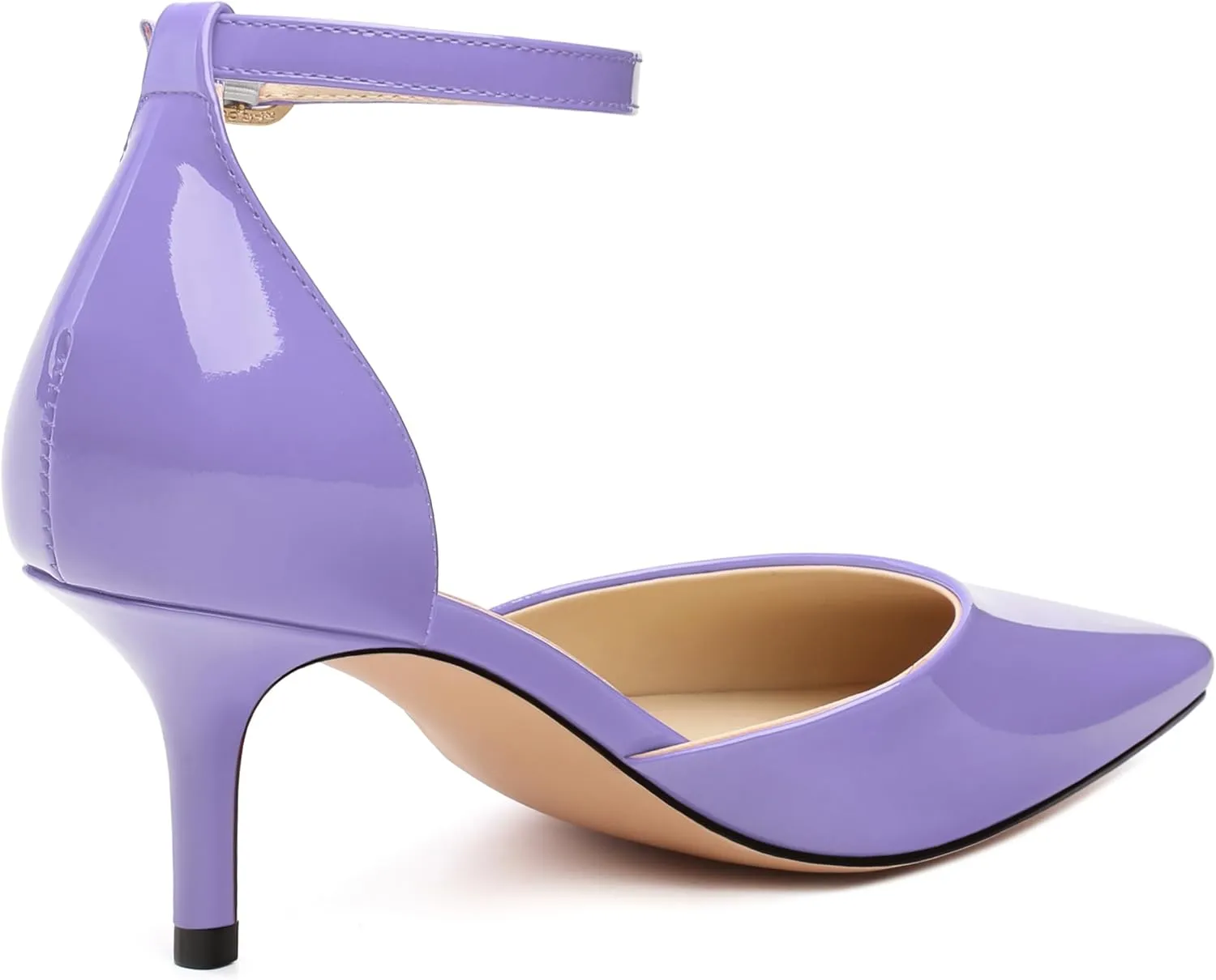 Pointed Closed Toe Heels for Women, Women's Ankle Strap Pumps, Wedding Party Office Business Dress Shoes