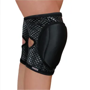 Queen Wear "Black Sleek" Grippy Knee Pads