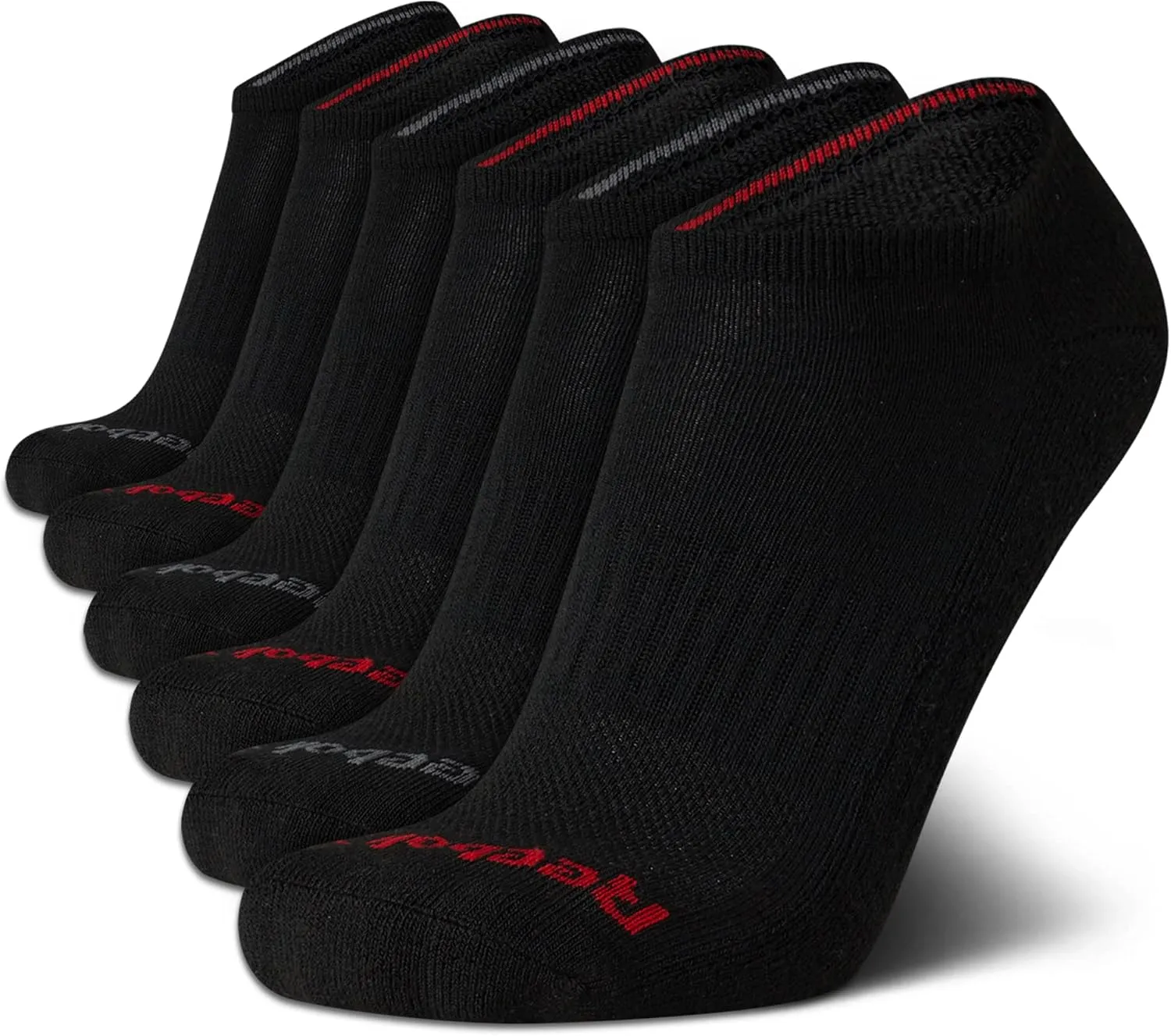 Reebok Men’s Low Cut Socks – 6 Pack Basic Cushion Low Cut No Show Socks for Men - Men's Athletic Socks (Size: 6-12.5)