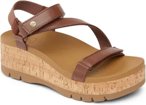 REEF Women's Vista Higher Luna Platform Sandal, Adjustable Strap