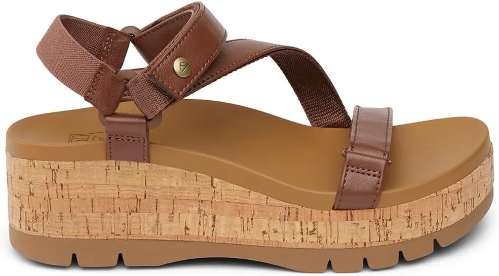 REEF Women's Vista Higher Luna Platform Sandal, Adjustable Strap