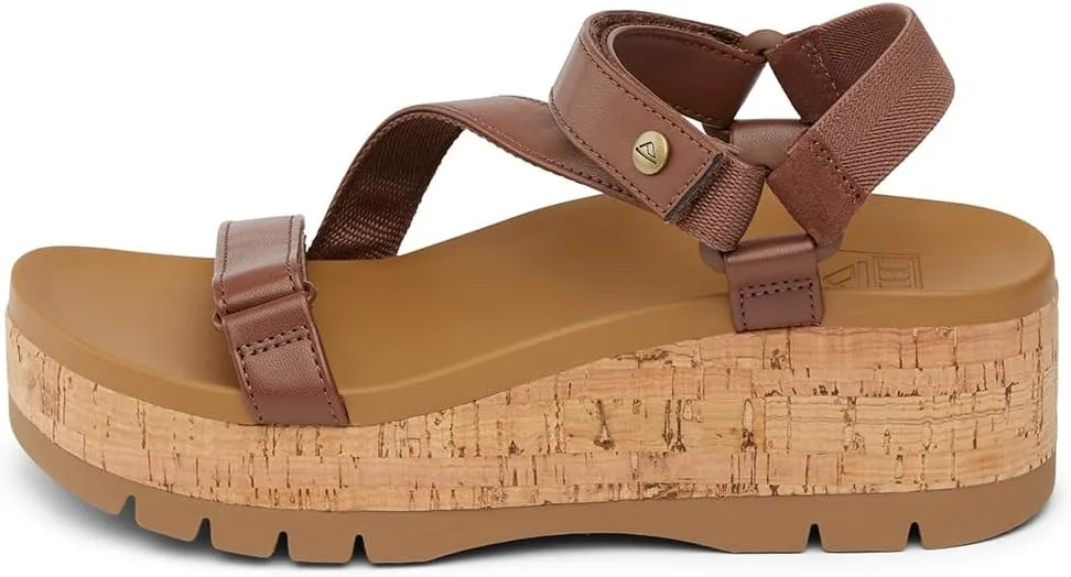 REEF Women's Vista Higher Luna Platform Sandal, Adjustable Strap