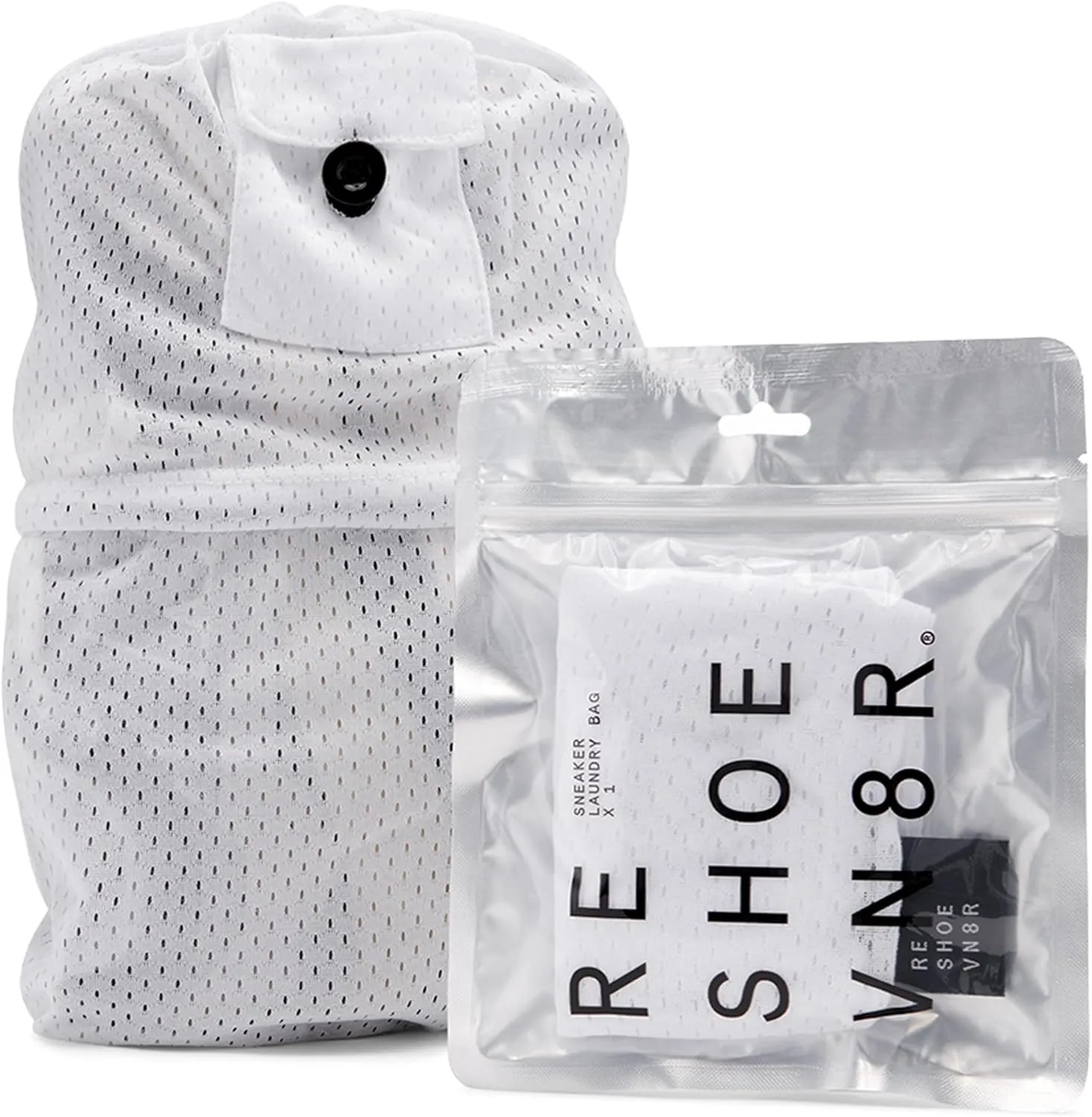 Reshoevn8r Sneaker Laundry Bag for Washing Machine - Mesh Washing Dual Lace Locking System - Shoe Cleaning Bag Compatible with All Sneakers Including Nike, Jordan, Adidas & Yeezy