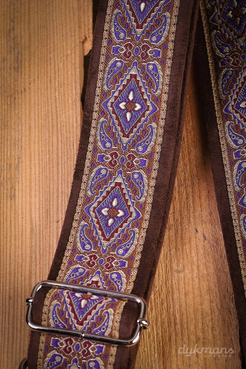 RightOn Guitar Strap Montery Purple Standard Plus