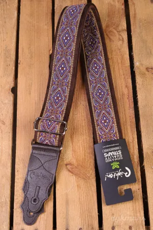 RightOn Guitar Strap Montery Purple Standard Plus