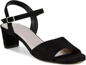 ROS Hommerson Lydia Womens Dress Sandal Black Suede - 7.5 Wide