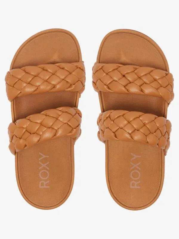 ROXY - Womens Slippy Braided Water-Friendly Sandals