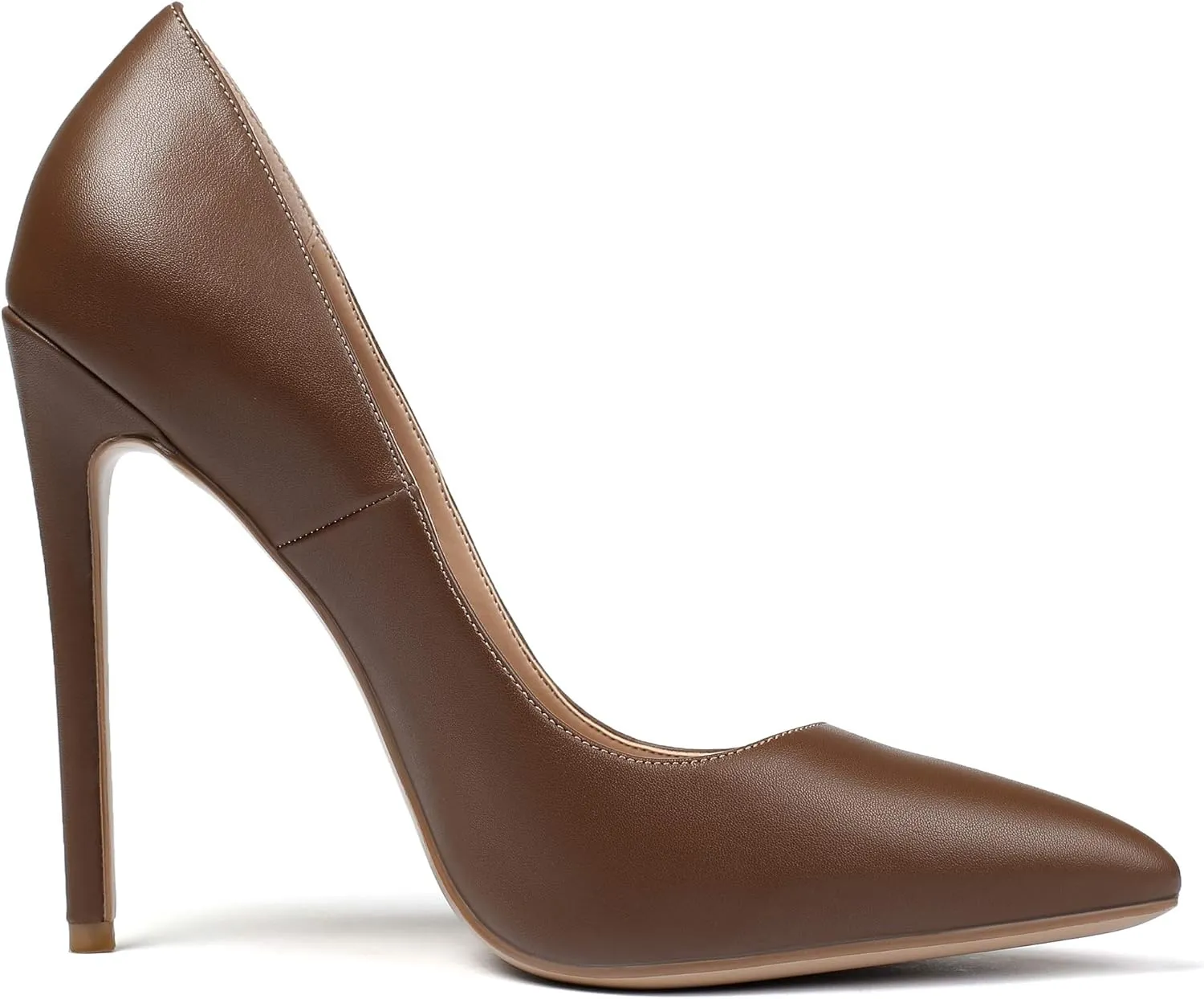 SAMMITOP Women's High Heels Pumps Pointed Toe Stiletto Shoes Slip-on Dress Pump