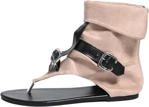Sandals Women Retro Flat Tassel Flats Sandals Vacation Bohemian Flip Flops Casual Summer T-Strap Sandals