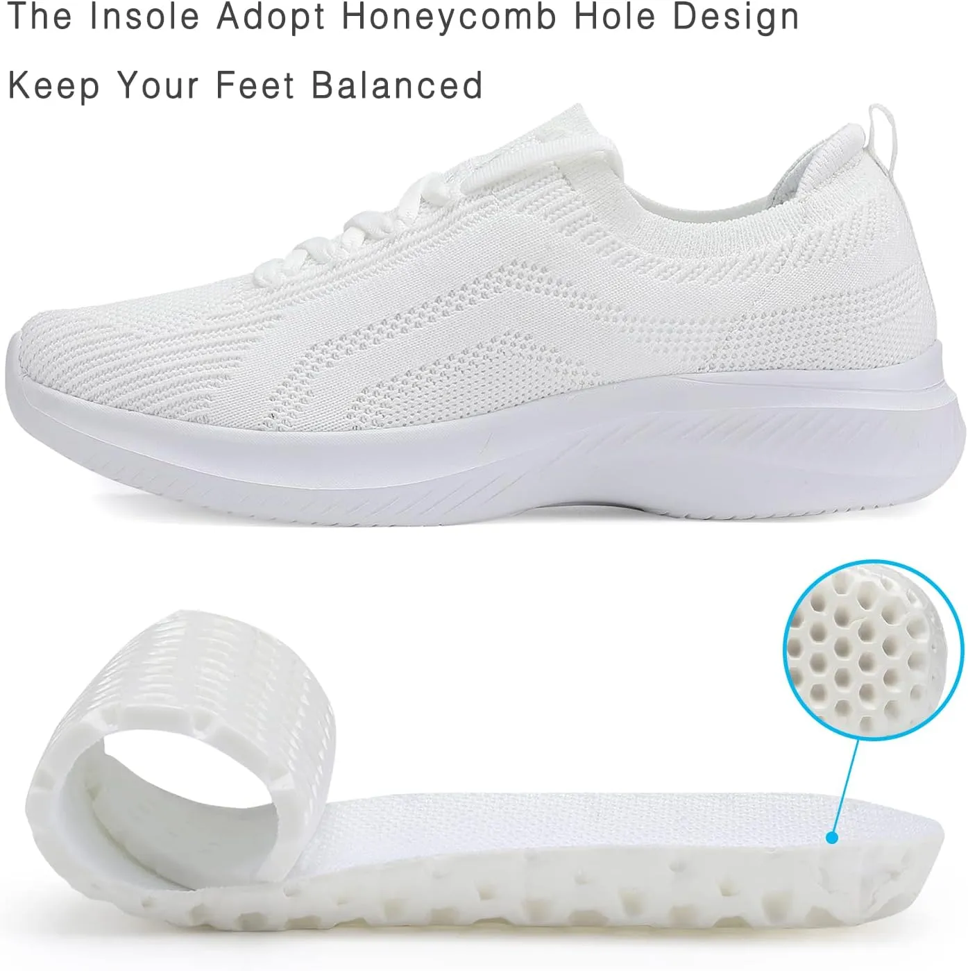 Santiro Womens Tennis Shoes Comfort Lightweight Sneakers Walking Athletic Shoes