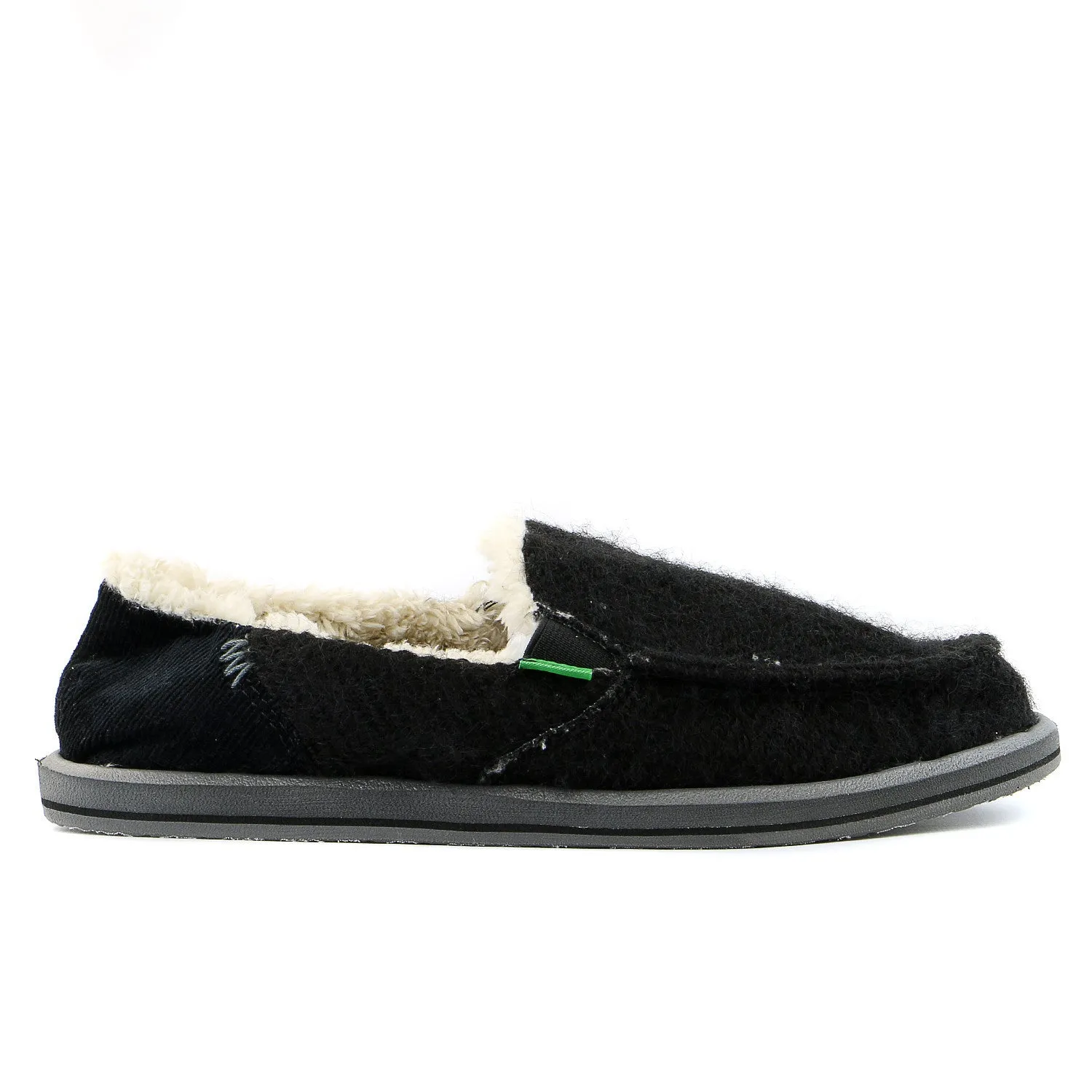 Sanuk Kimbrrrr Slip on loafer - Black - Womens