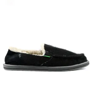 Sanuk Kimbrrrr Slip on loafer - Black - Womens