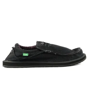 Sanuk Kyoto Felt Slip on loafer - Charcoal - Mens