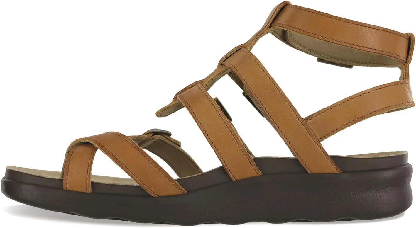 SAS Women's Aria Comfort Gladiator Sandal Flat