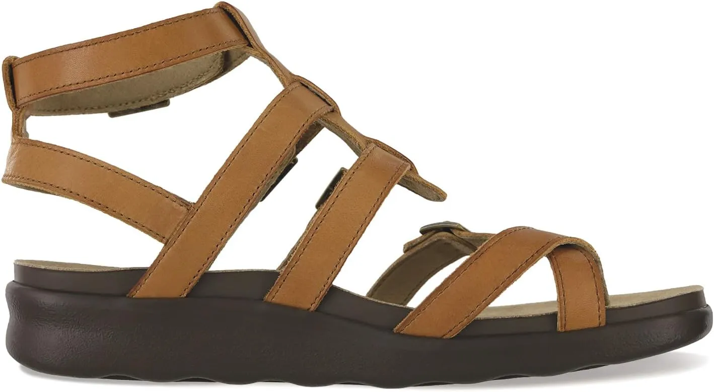 SAS Women's Aria Comfort Gladiator Sandal Flat