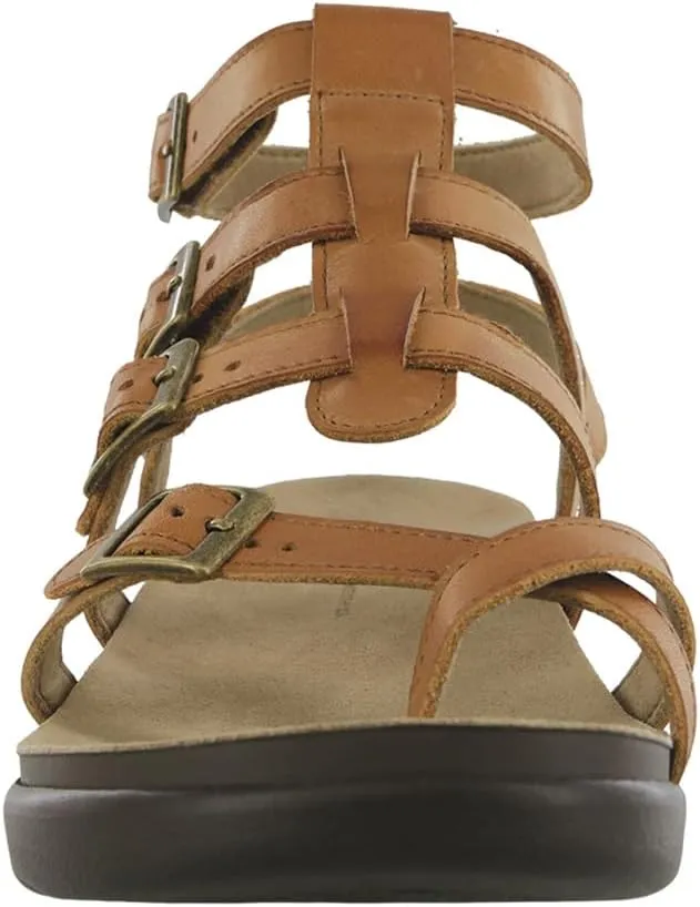 SAS Women's Aria Comfort Gladiator Sandal Flat
