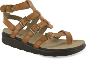 SAS Women's Aria Comfort Gladiator Sandal Flat