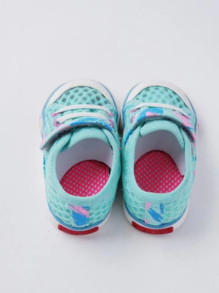See Kai Run Girl's Mint Mesh Sneakers