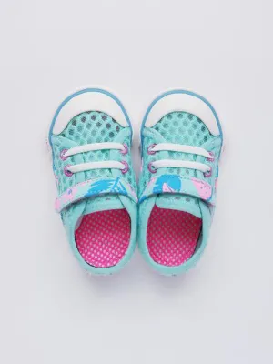 See Kai Run Girl's Mint Mesh Sneakers