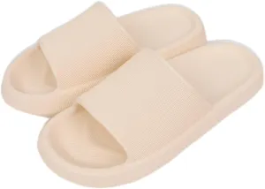 SEVENHILLDIAMONDS Thick Sole Slipper for Women and men - Pillow Slide - Indoor and Outdoor Sandal - Non Slip Slipper - Beach Slide - Quick Drying Sandal