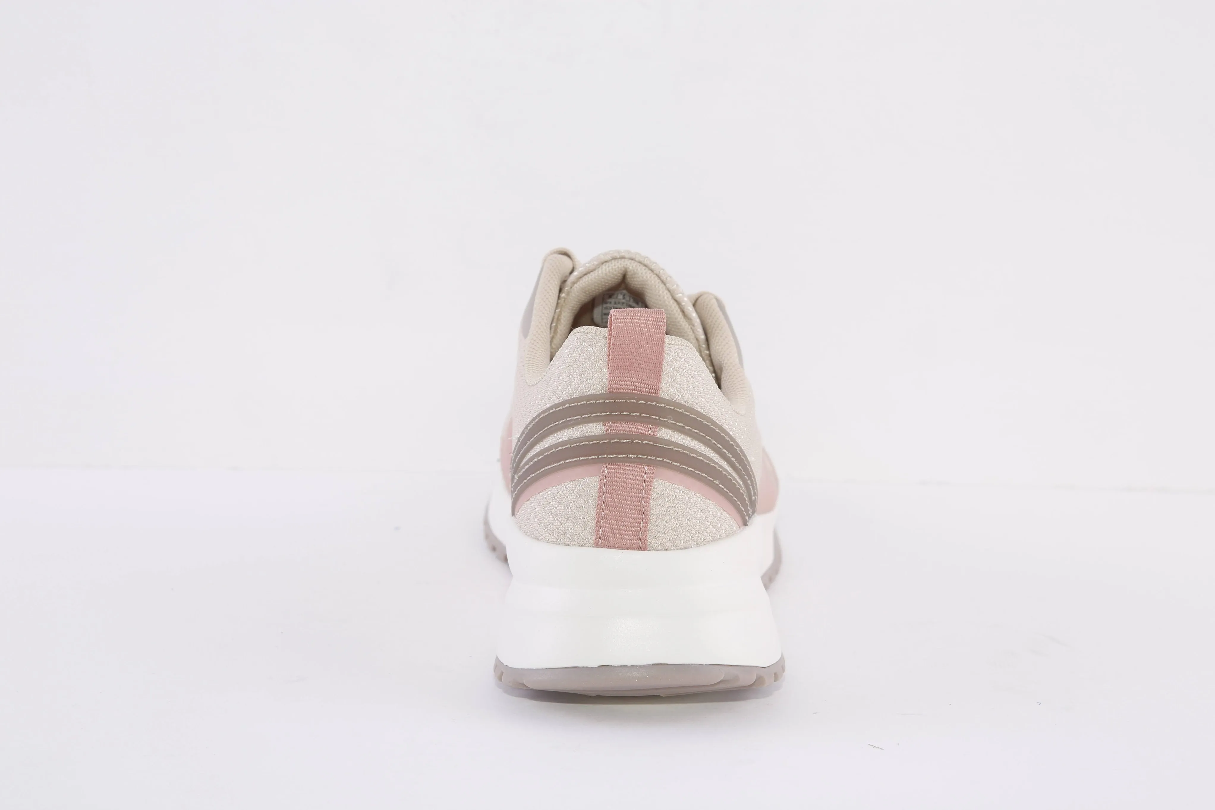 SKECHERS - 117184 BOBS SQUAD 3 STAR FLIGHT-LACED TRAINER - BEIGE COMBI