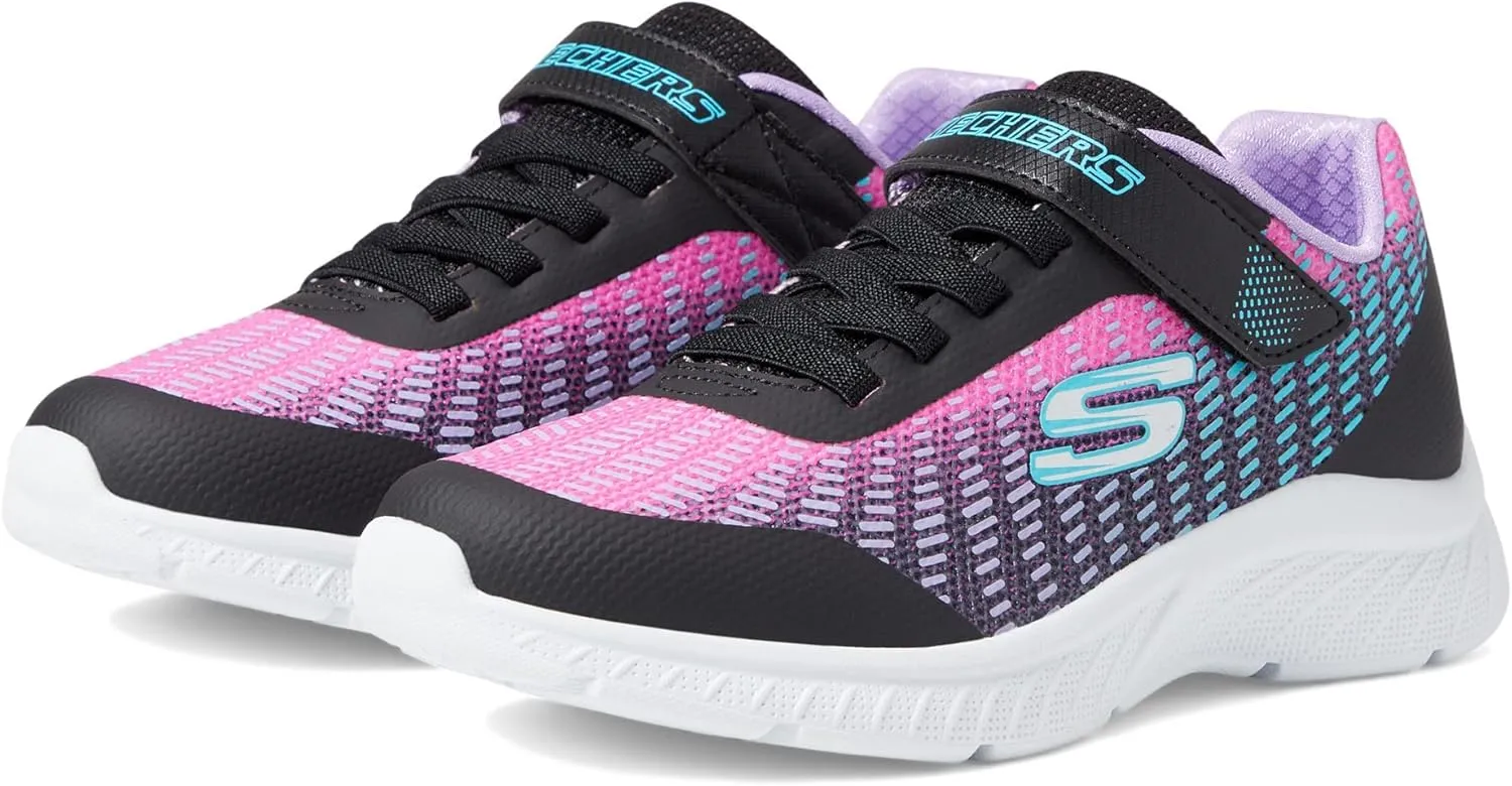 Skechers Girls' Microspec Plus Disco Dreami Sneaker