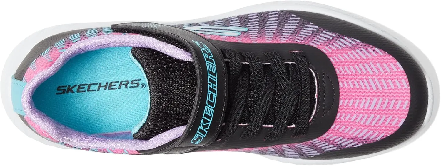 Skechers Girls' Microspec Plus Disco Dreami Sneaker