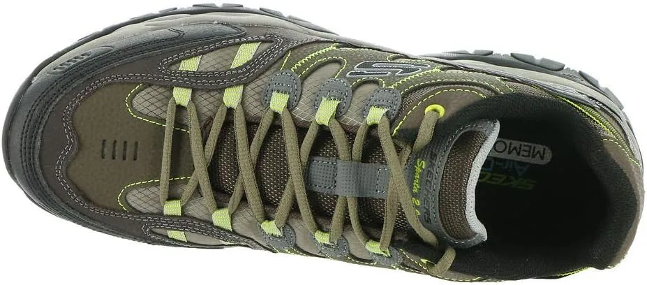 Skechers Men's Skechers Men's Sparta 2.0 Leather and Mesh Lace up Sneaker