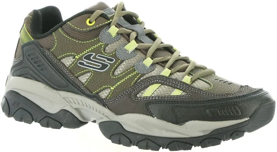 Skechers Men's Skechers Men's Sparta 2.0 Leather and Mesh Lace up Sneaker