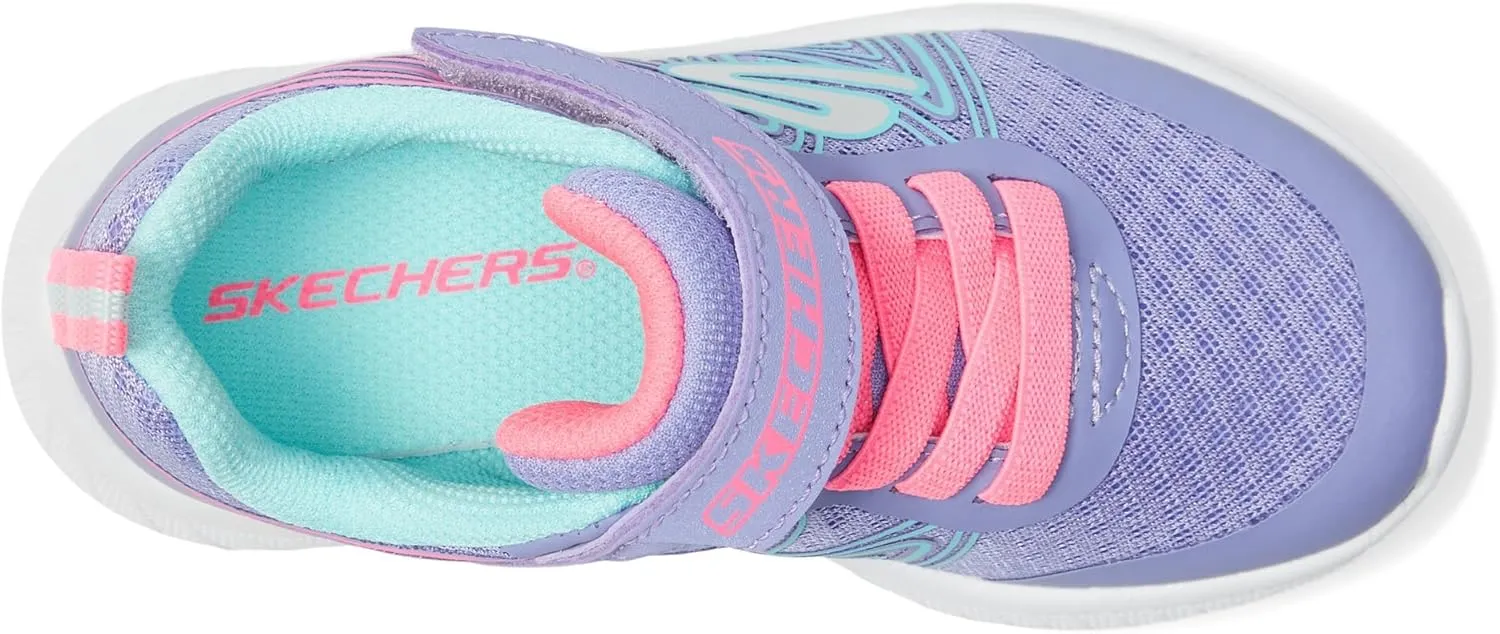 Skechers Unisex-child Microspec Plus - Swirl Sweet Sneaker