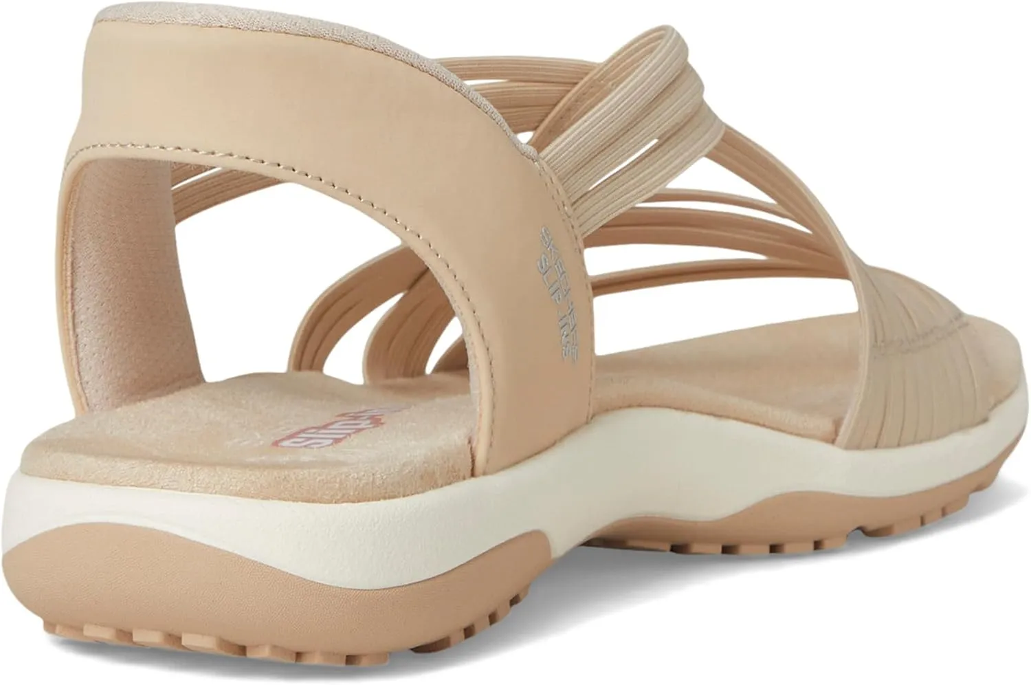Skechers Women's Reggae Slim-Simply Stretchy Hands Free Slip-ins Sport Sandal
