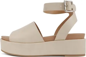 Soda “Magic” ~ Women Round Toe Single Band Platform Sandal with Adjustable Ankle Strap