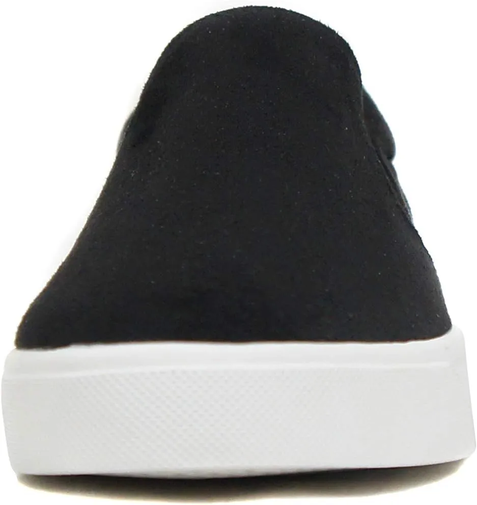Soda Top Shoe Reign Women's Closed Toe Slip on Sneaker Loafer