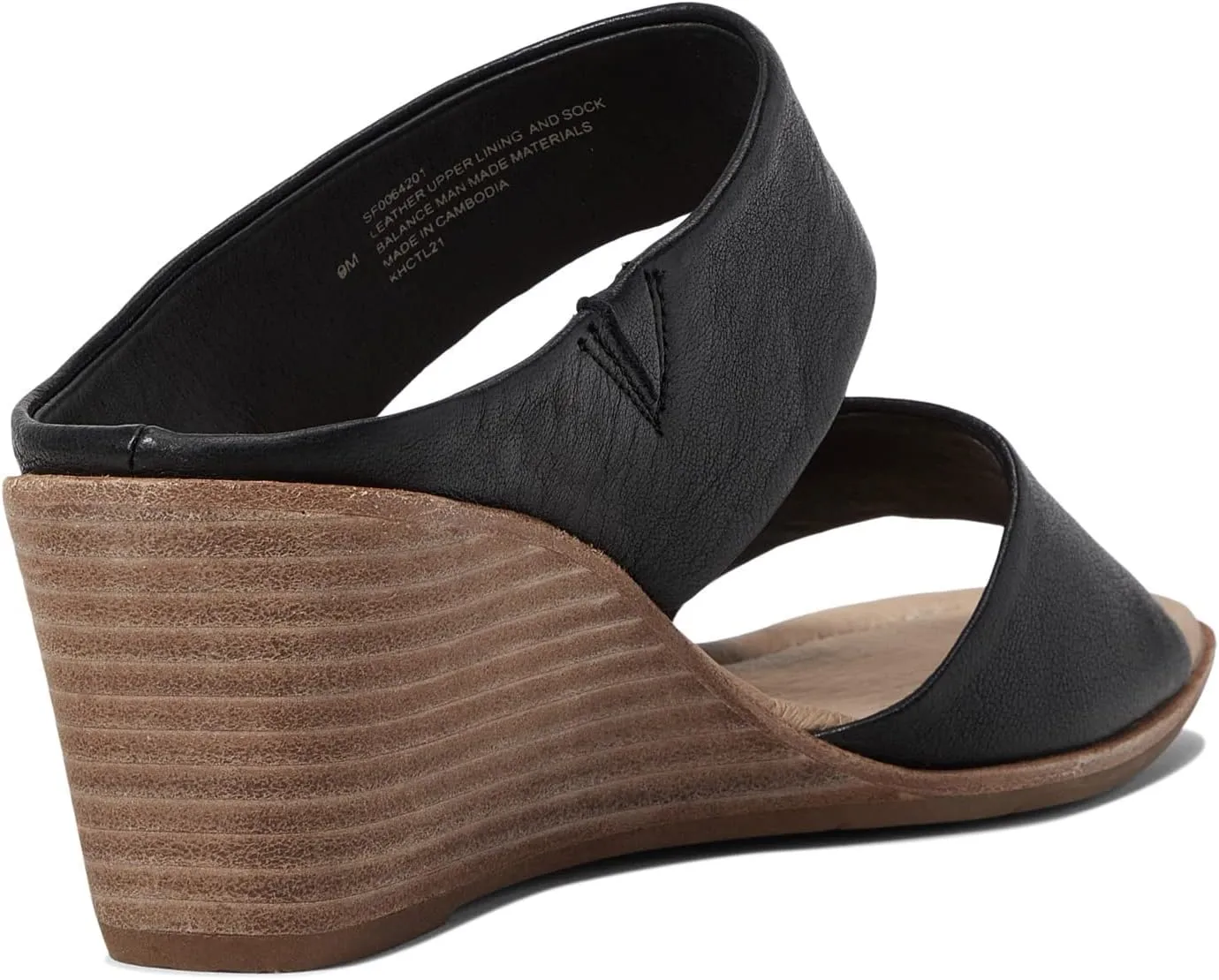 Sofft Womens Ginetta Suede Slip-On Wedge Sandals