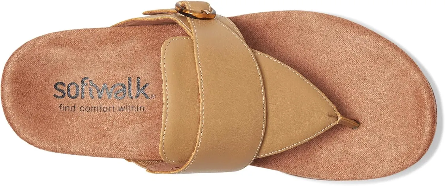 SoftWalk Women's Belize Flat Sandal