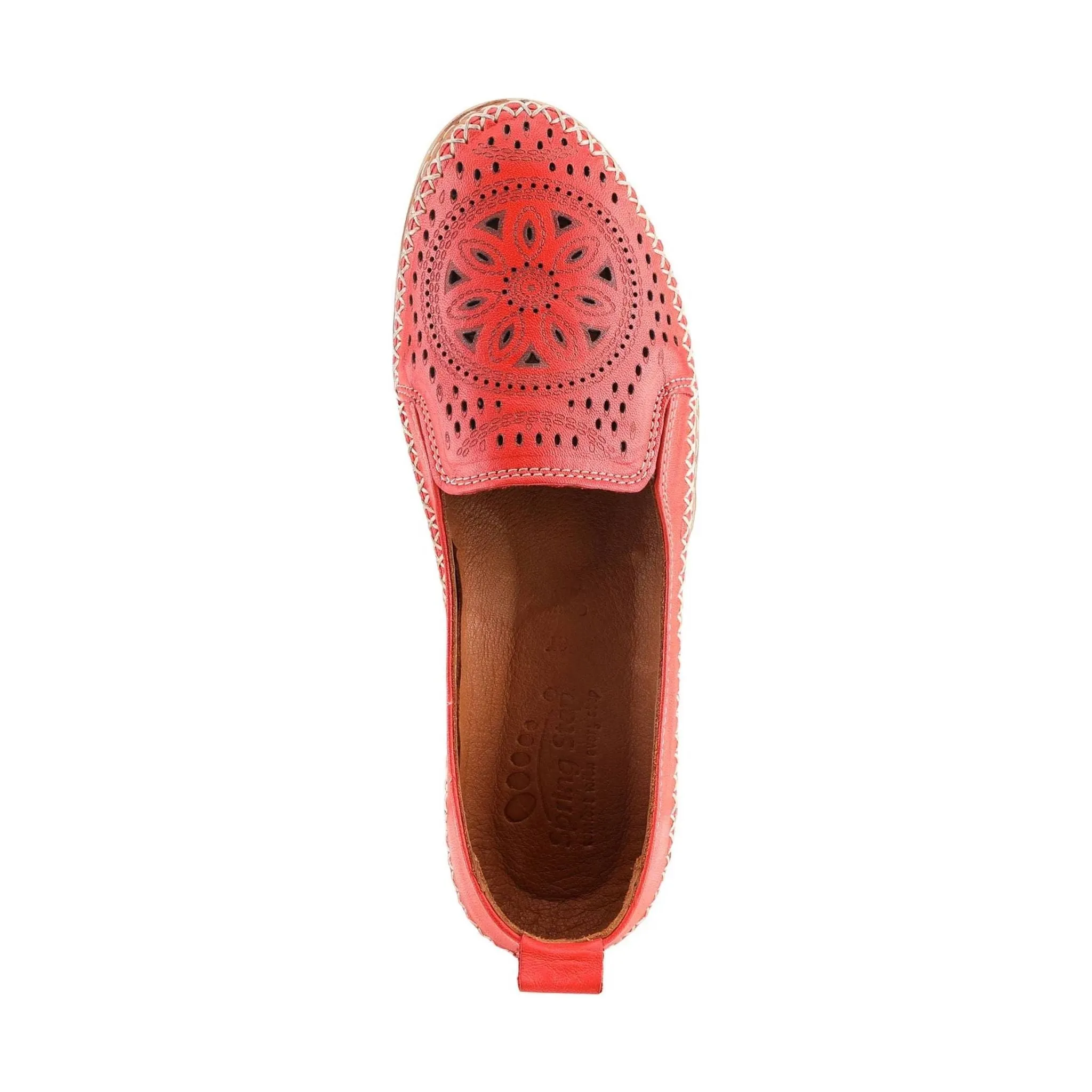 Spring Step Women's Ingrid Slip On Loafer - Red