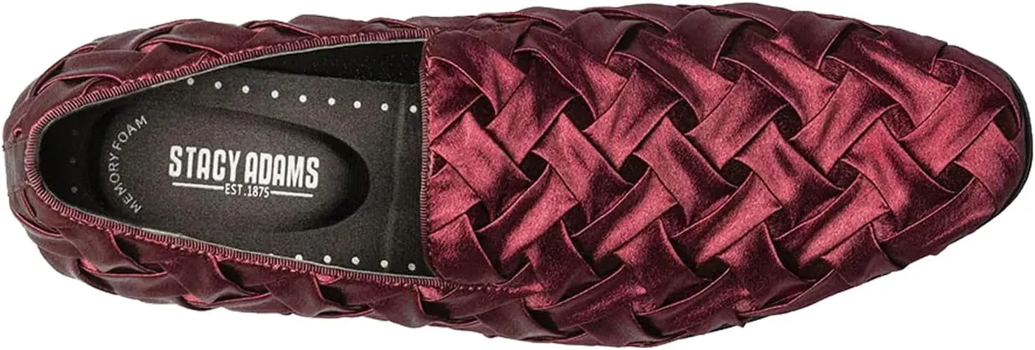 STACY ADAMS Men's Savoir Satin Slip-on Loafer