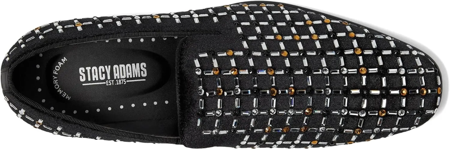 Stacy Adams Men's Stallford Rhinestone Slip on Loafer