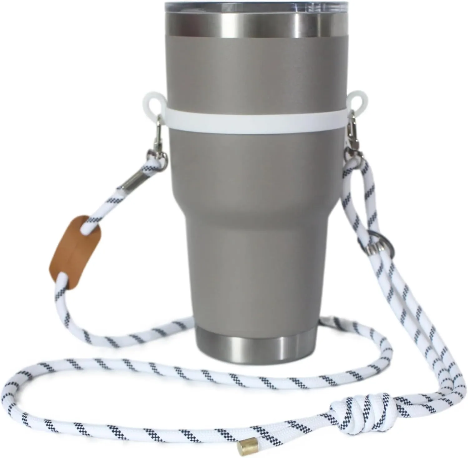 Strong Crossbody Water Bottle Holder with Strap. Compatible with Stanley Tumbler, Simple Modern. Universal Water Bottle Carrier with Strap, Lightweight Water Bottle Sling Carrier