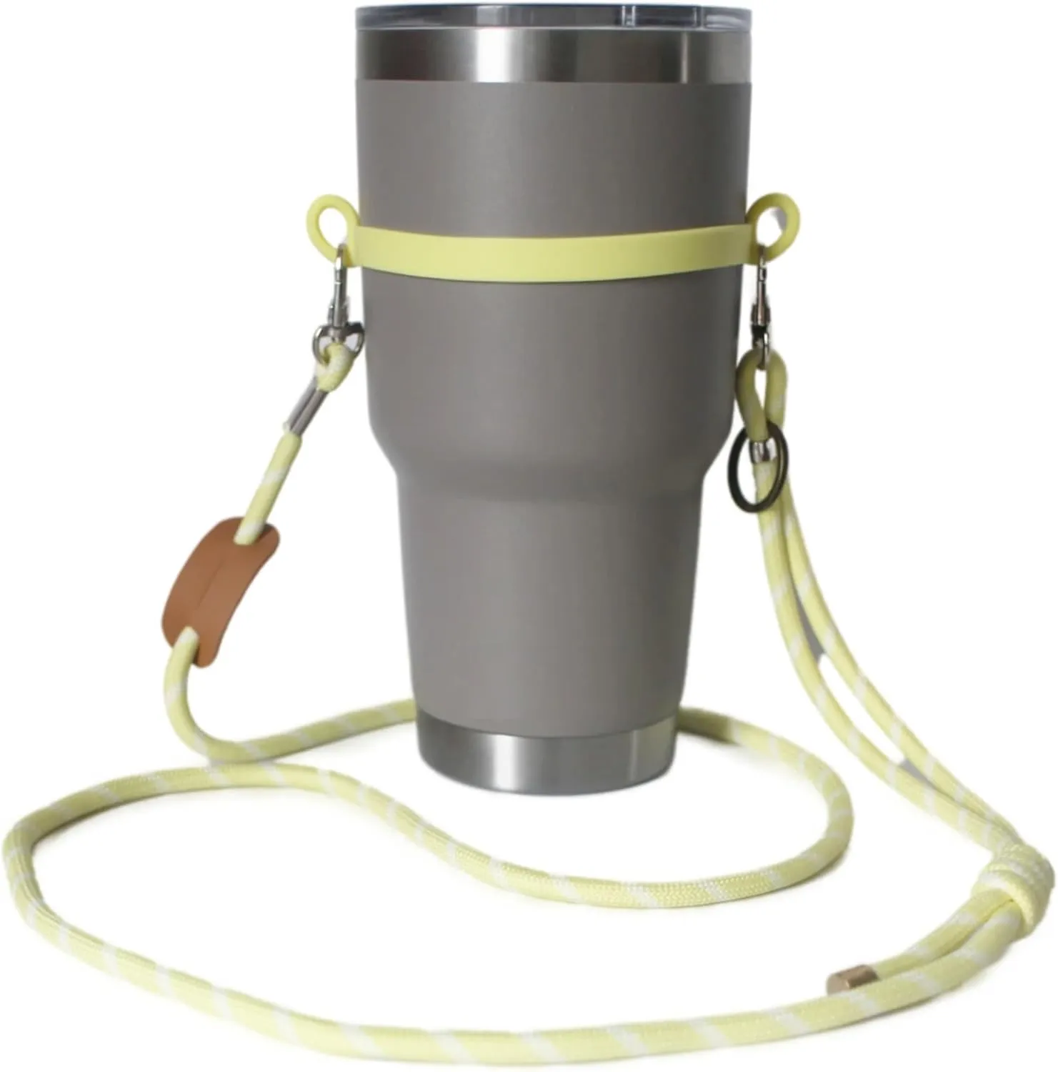 Strong Crossbody Water Bottle Holder with Strap. Compatible with Stanley Tumbler, Simple Modern. Universal Water Bottle Carrier with Strap, Lightweight Water Bottle Sling Carrier