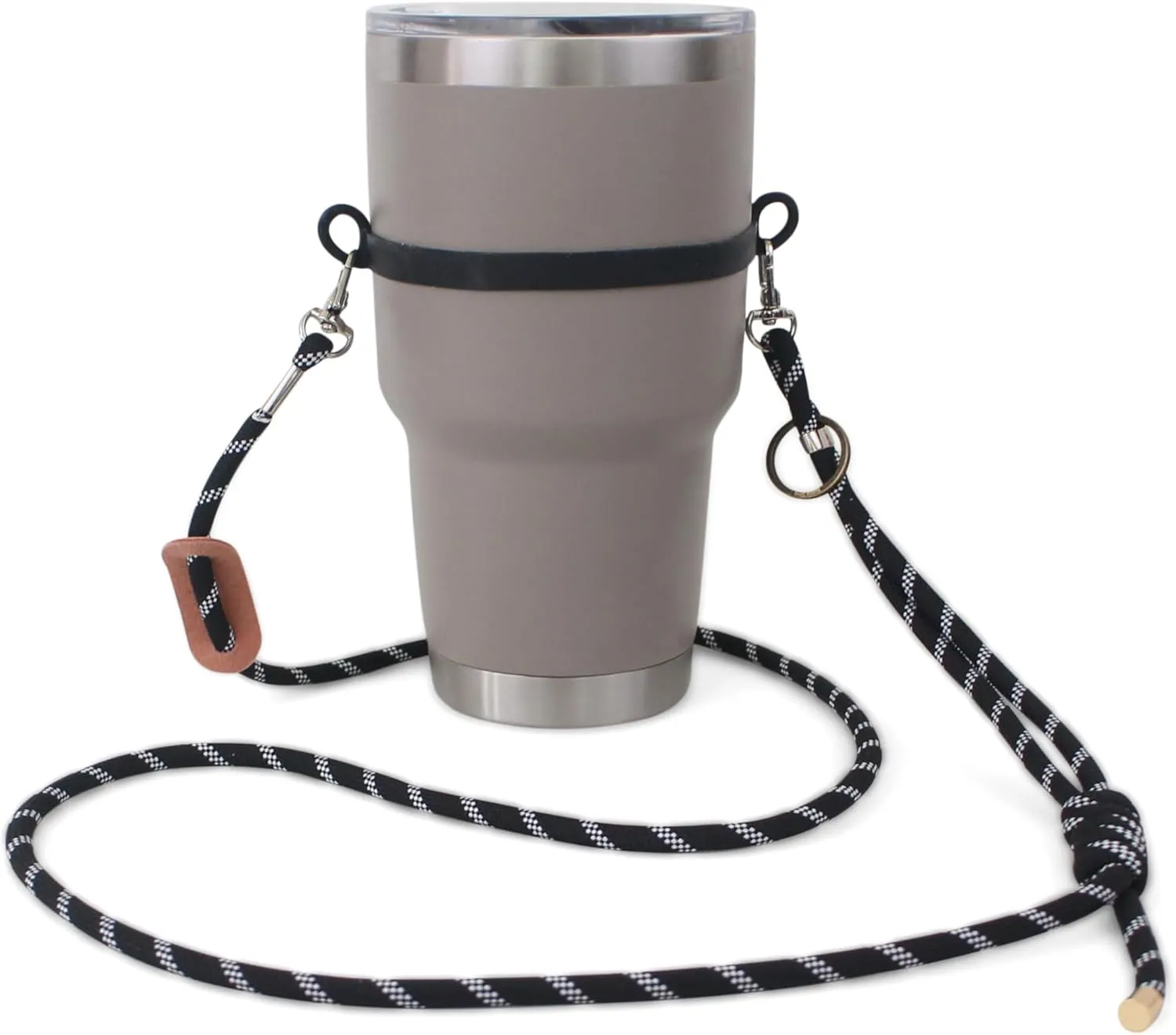 Strong Crossbody Water Bottle Holder with Strap. Compatible with Stanley Tumbler, Simple Modern. Universal Water Bottle Carrier with Strap, Lightweight Water Bottle Sling Carrier