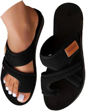 Summer Sandals for Women 2025 Extra Wide Beach Breathable Comfortable Mesh Hollow Mesh Slide Sandls Orthopedic Shoes