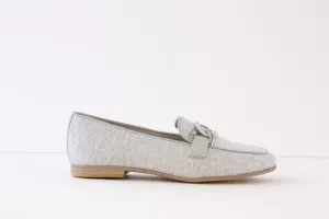 TAMARIS - 24209-255 FLAT SLIP-ON SHOE - SILVER