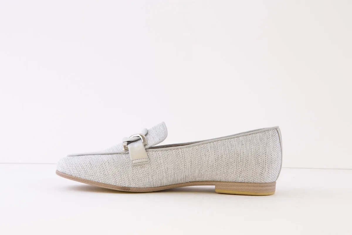 TAMARIS - 24209-255 FLAT SLIP-ON SHOE - SILVER