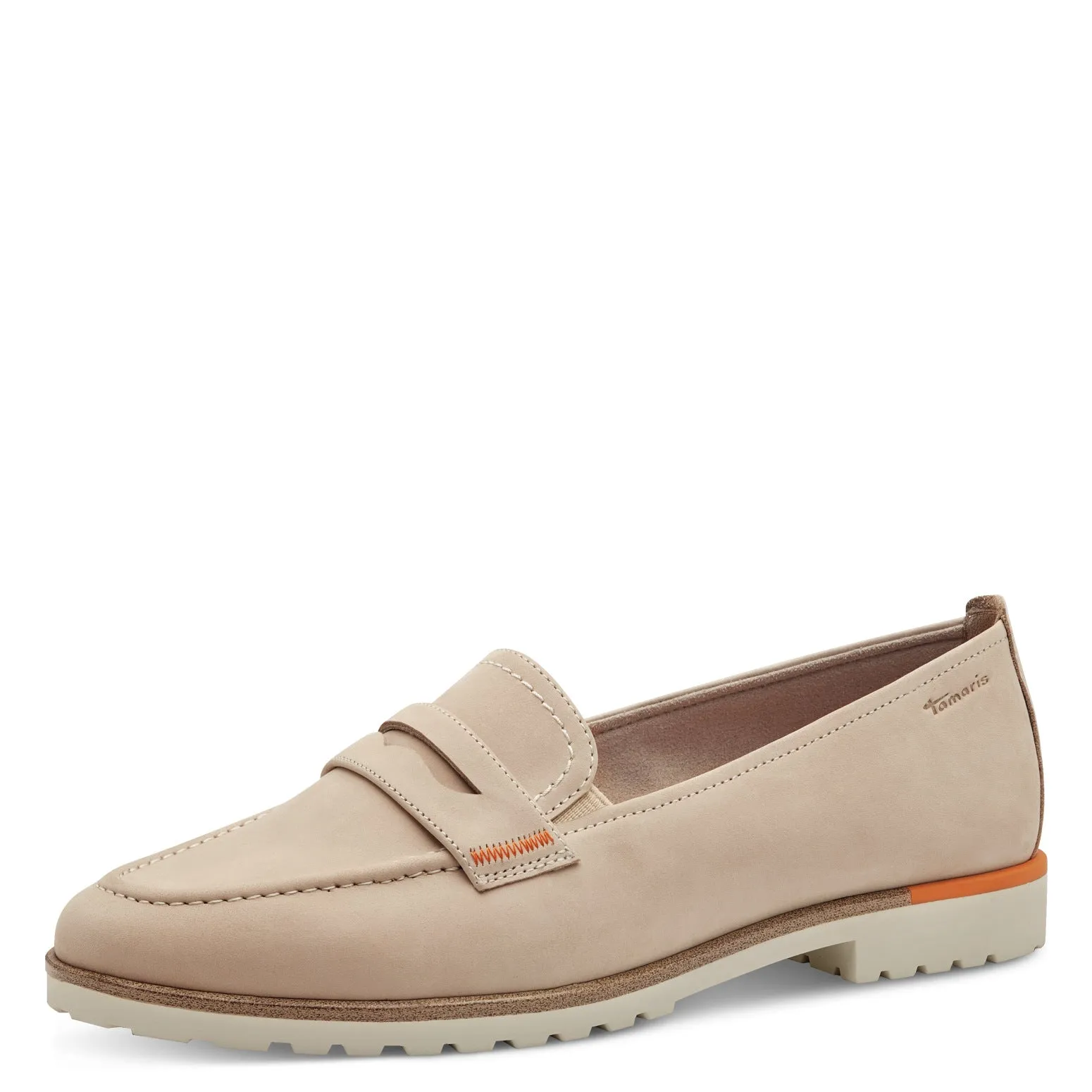 TAMARIS - 24228-418 FLAT LOAFER - BEIGE