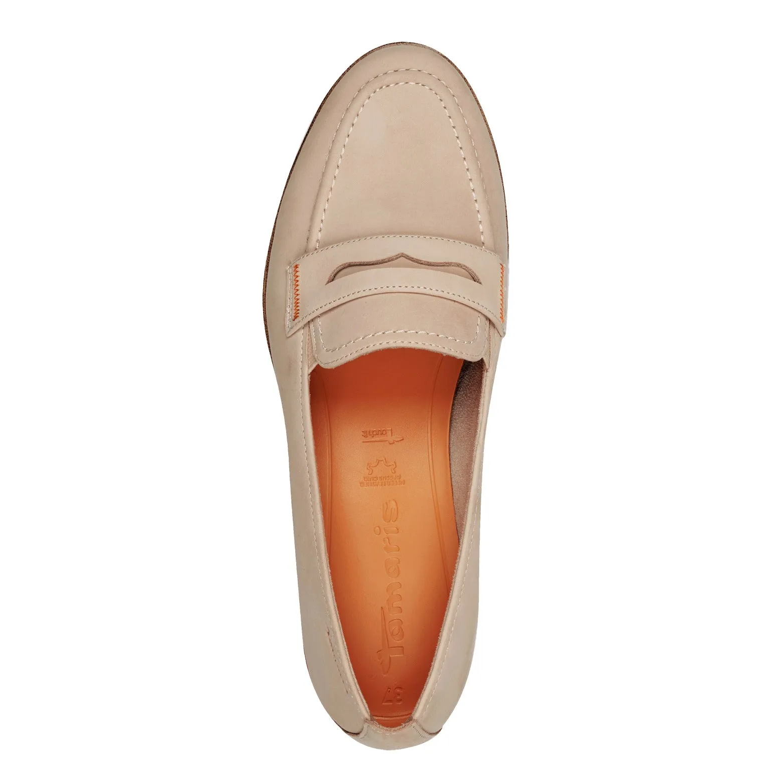 TAMARIS - 24228-418 FLAT LOAFER - BEIGE