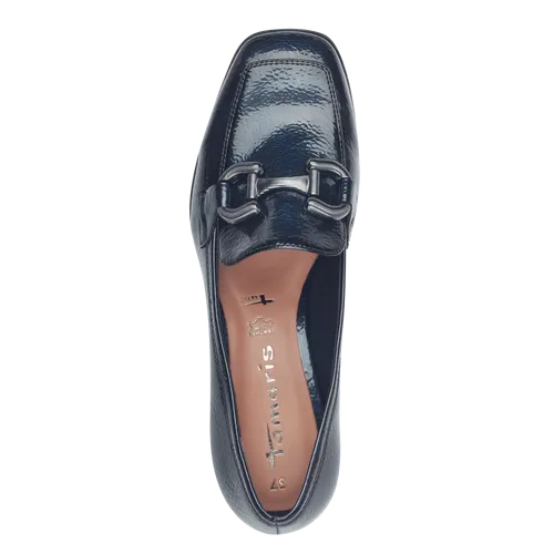 Tamaris Ladies Slip On Block Heel Loafer Shoe 24316-43 805