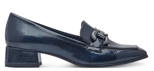 Tamaris Ladies Slip On Block Heel Loafer Shoe 24316-43 805