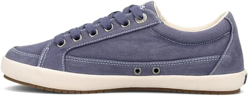 Taos Moc Star 2 Women's Sneaker - Fresh Canvas Design with Removable Footbed, Arch Support and Durable Lightweight Outsole for All Day Walking and Everyday Style